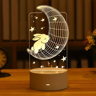 Kids 3D LED Creative Night Lamp